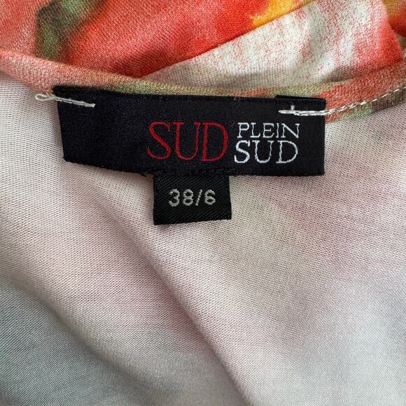 PLEIN SUD Y2K Tie Dye Flapper-Style Midi Dress - Picture 9 of 10